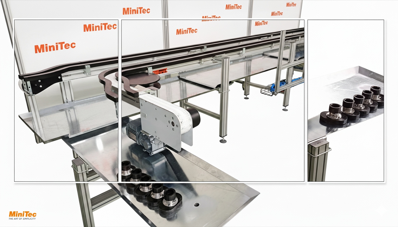 Transportador charnelas MiniTec